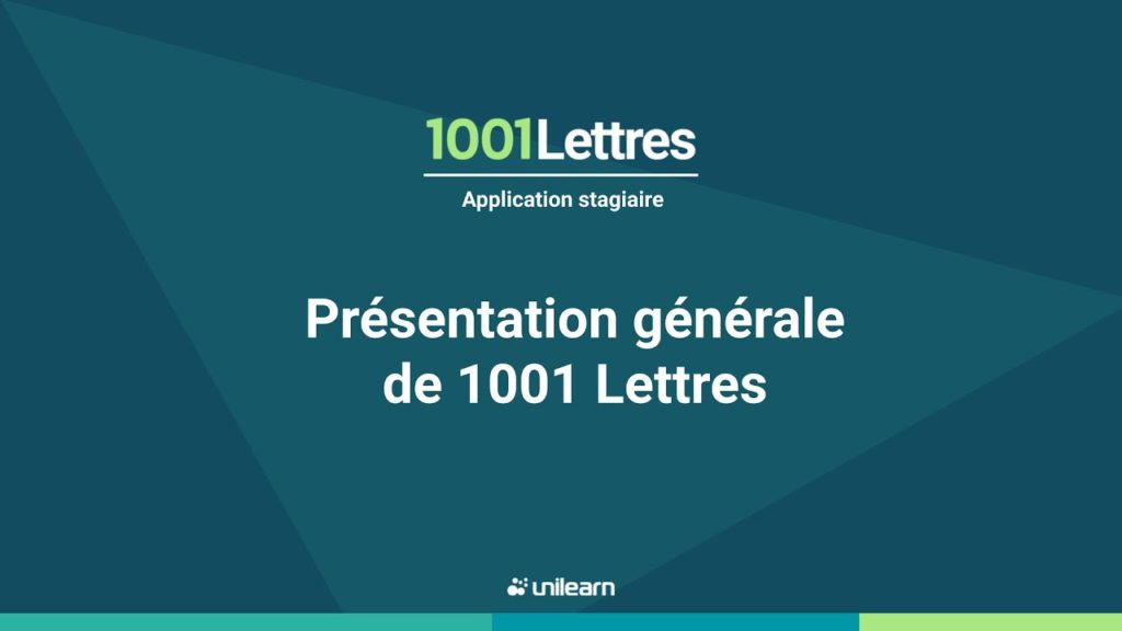 cover youtube 1001 lettres
